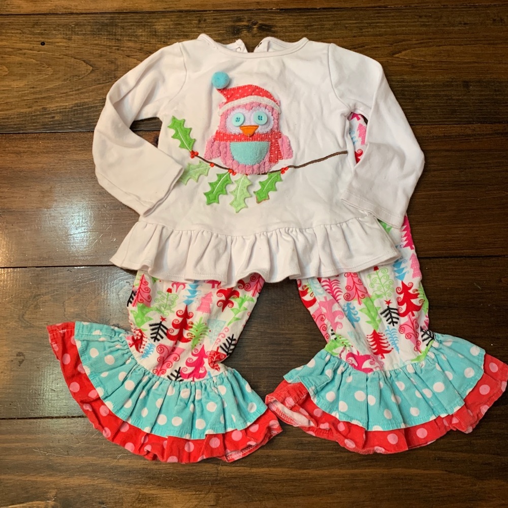 Christmas Owl Mud Pie Set